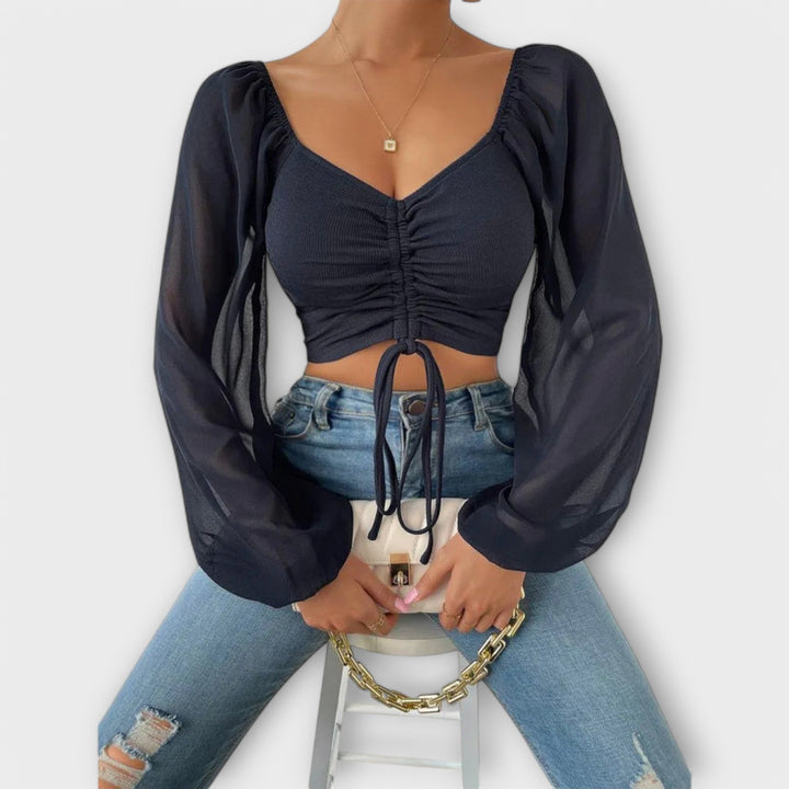 Jacqueline - Polyvalente blouse de soirée