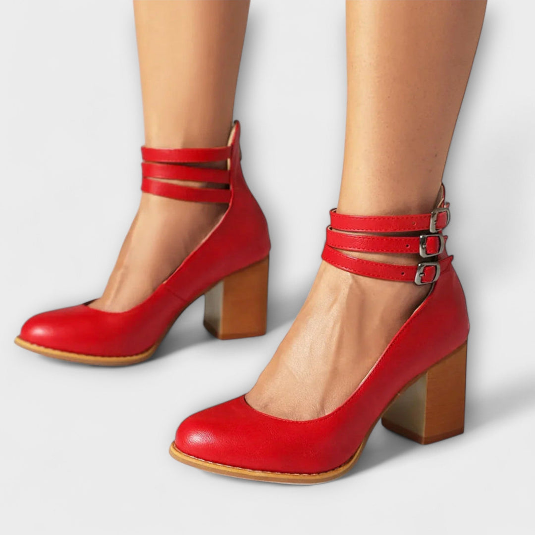 Alira – Escarpins au design à bride de cheville