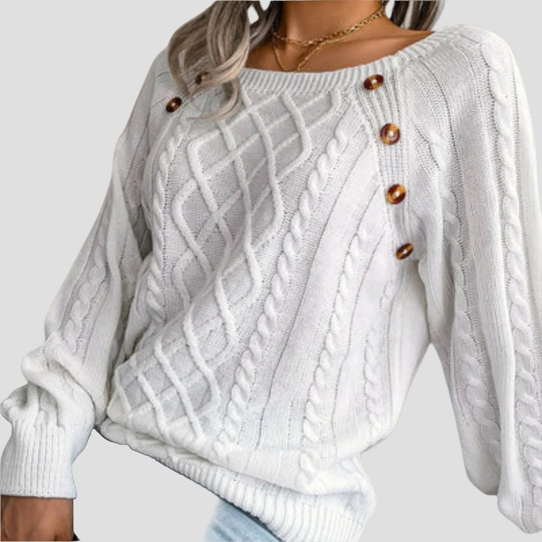 MALIA | PULL BOUTONNÉ EN TRICOT