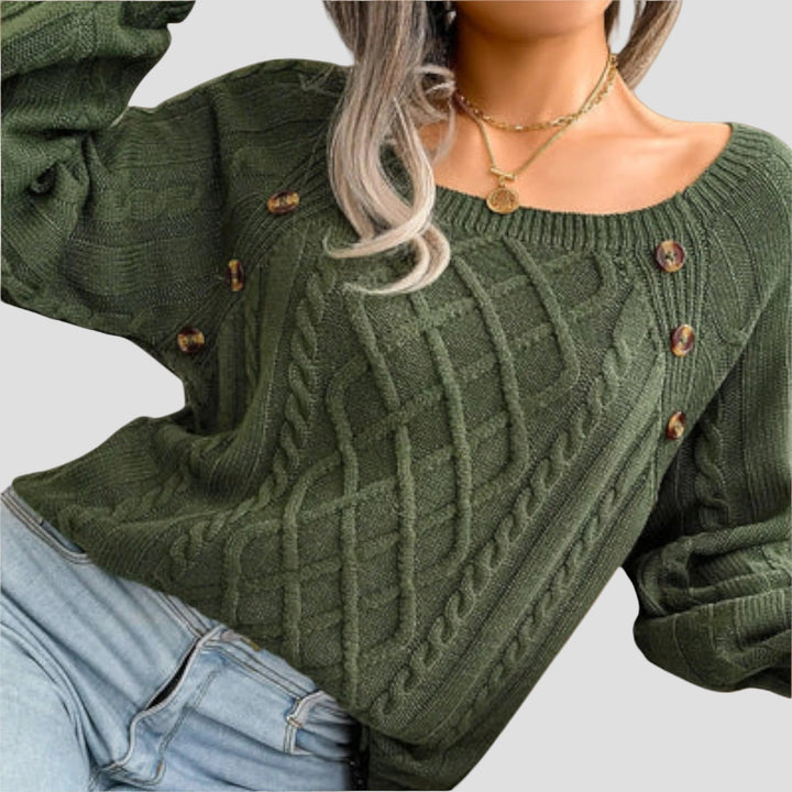 MALIA | PULL BOUTONNÉ EN TRICOT