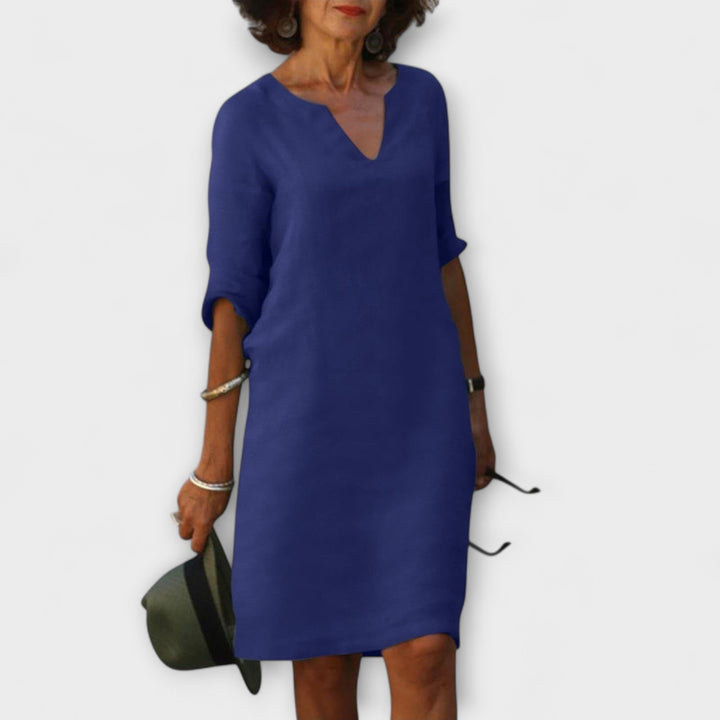 Ellyse | Robe d'été stylée à col en V