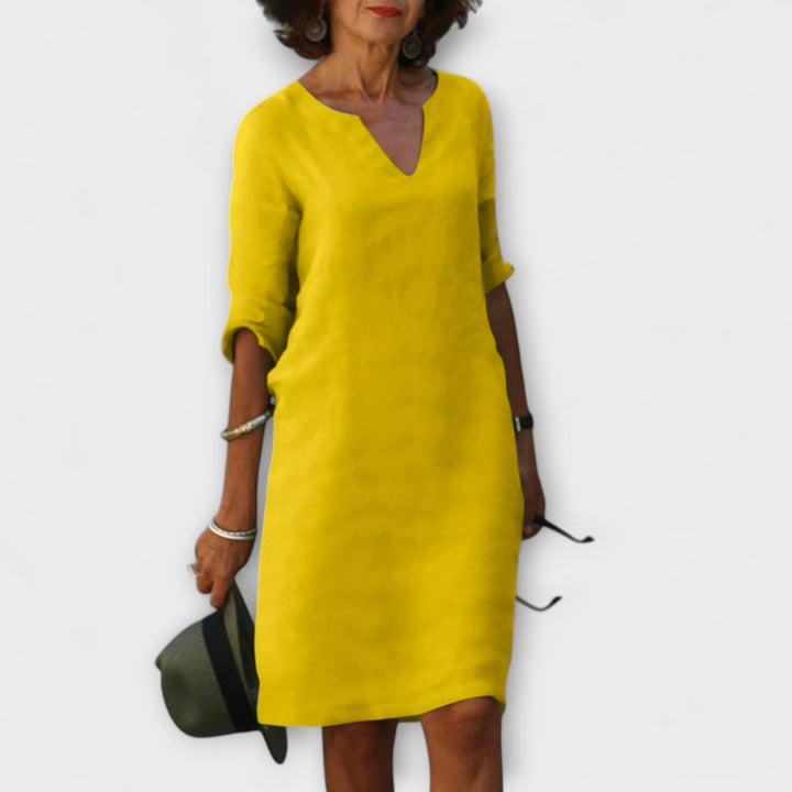 Ellyse | Robe d'été stylée à col en V