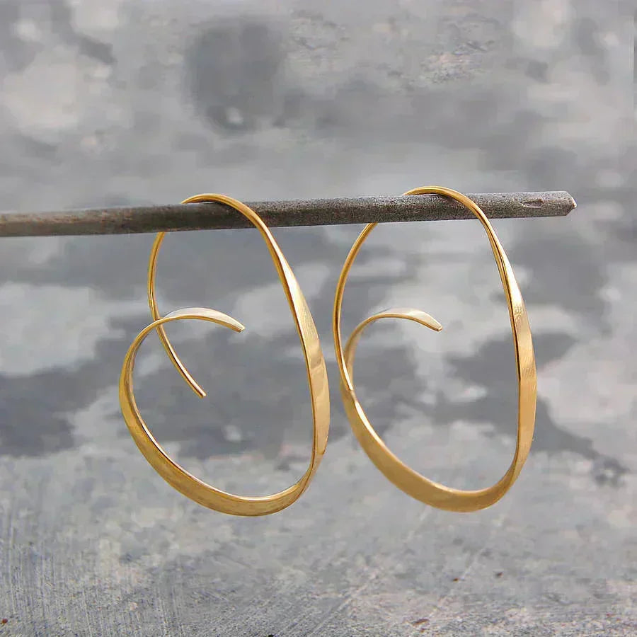 Boucles d'oreilles spirale Joie