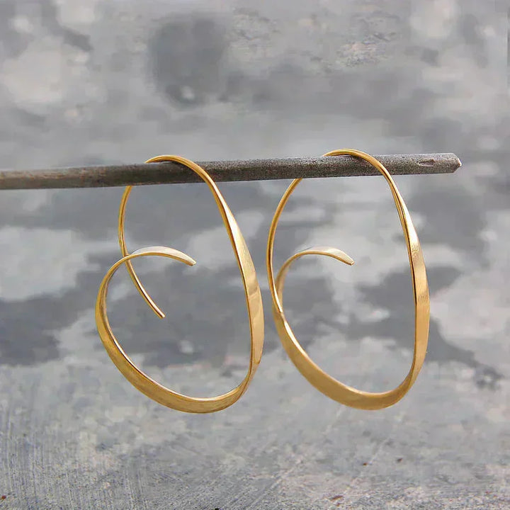 Boucles d'oreilles spirale Joie