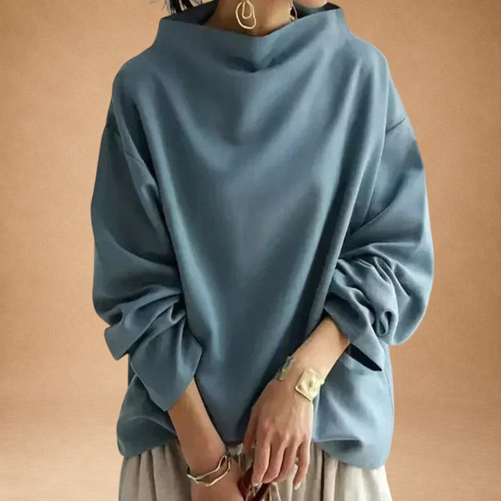 GEORGIA | SWEAT COL MONTANT MANCHES LARGES