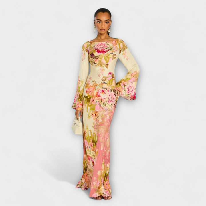 Kelly | Robe maxi pour garden-parties