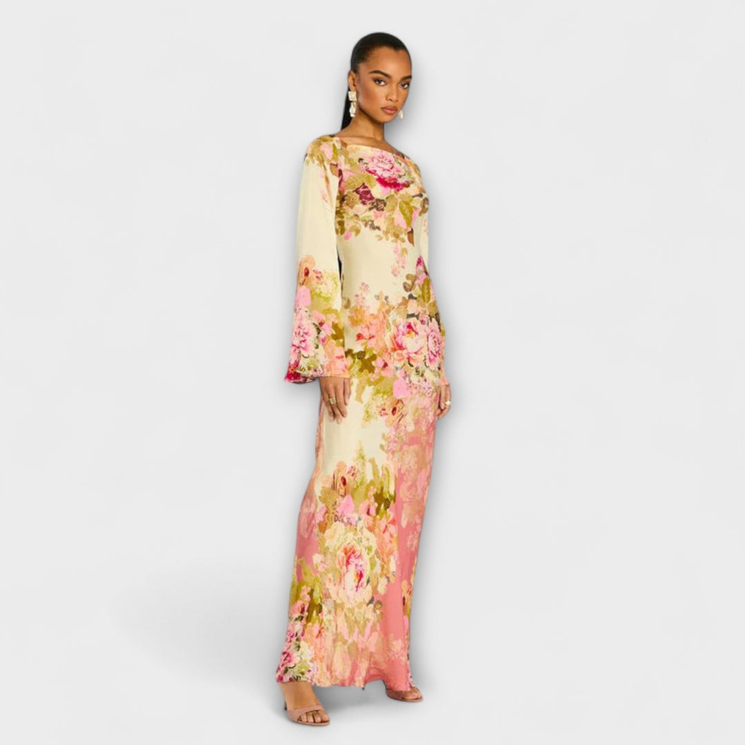 Kelly | Robe maxi pour garden-parties