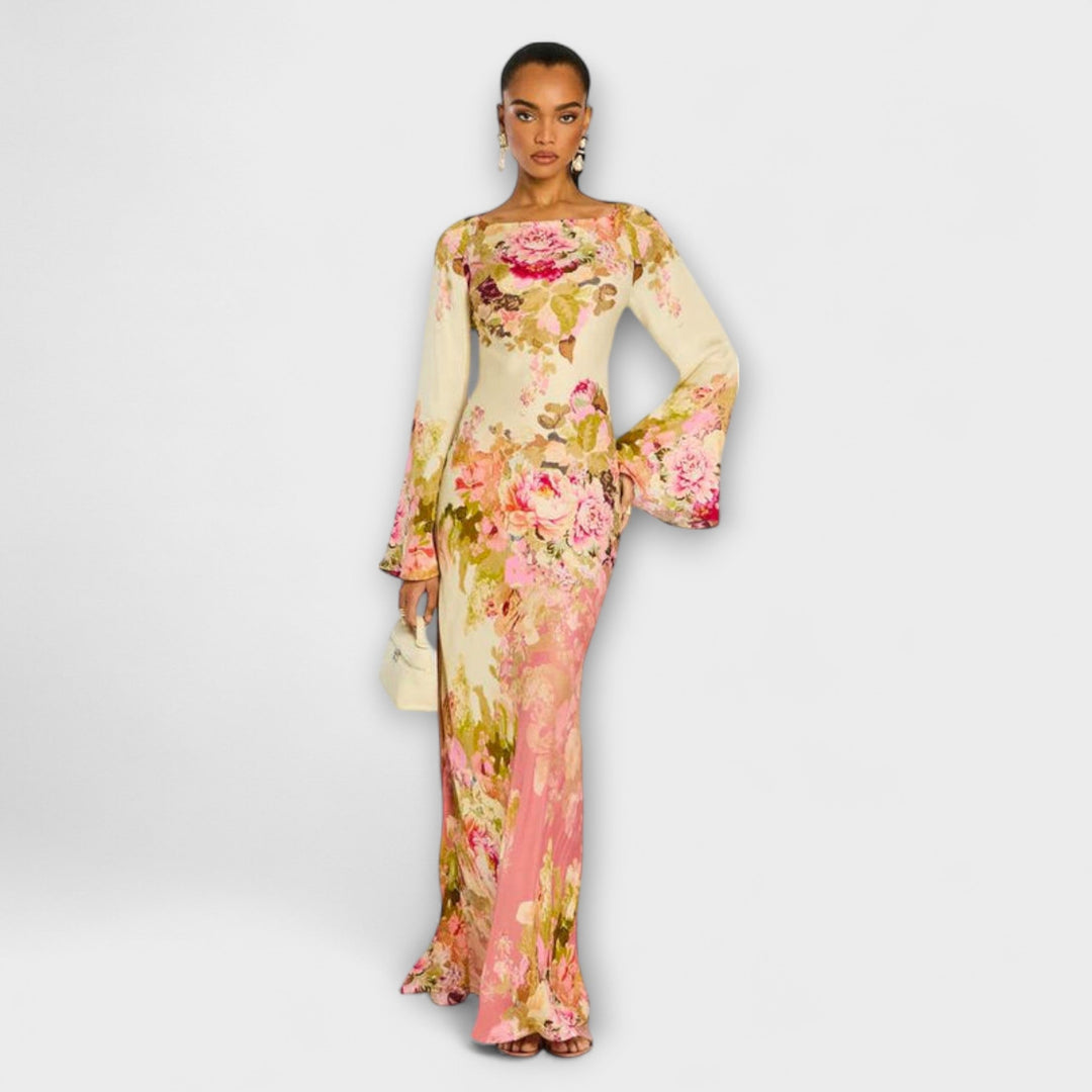 Kelly | Robe maxi pour garden-parties