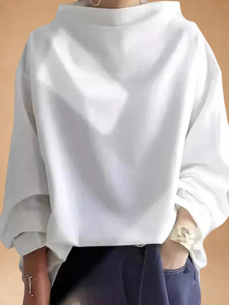 GEORGIA | SWEAT COL MONTANT MANCHES LARGES