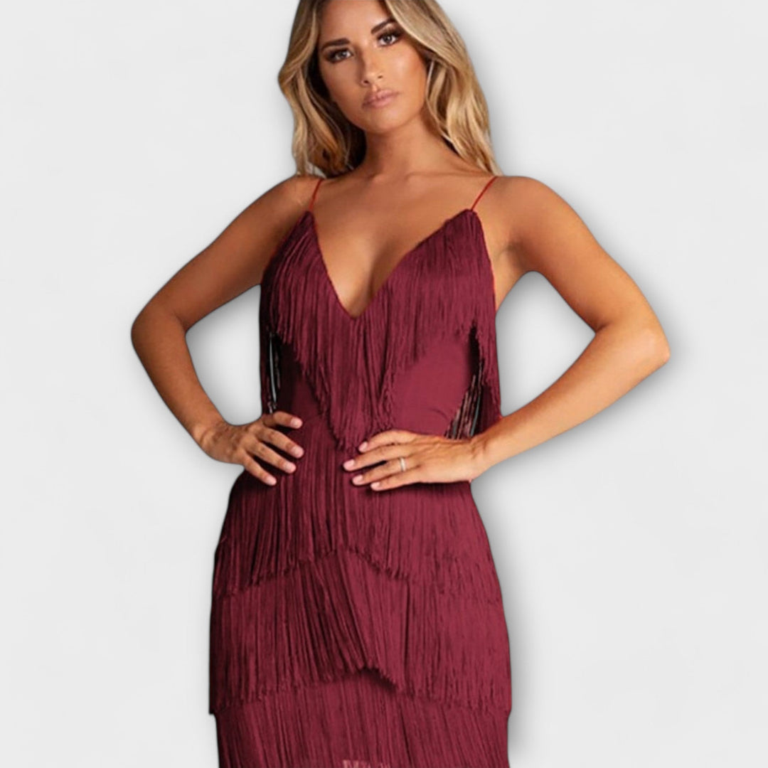 Layla - Mini-robe pour soirée, fête et bal