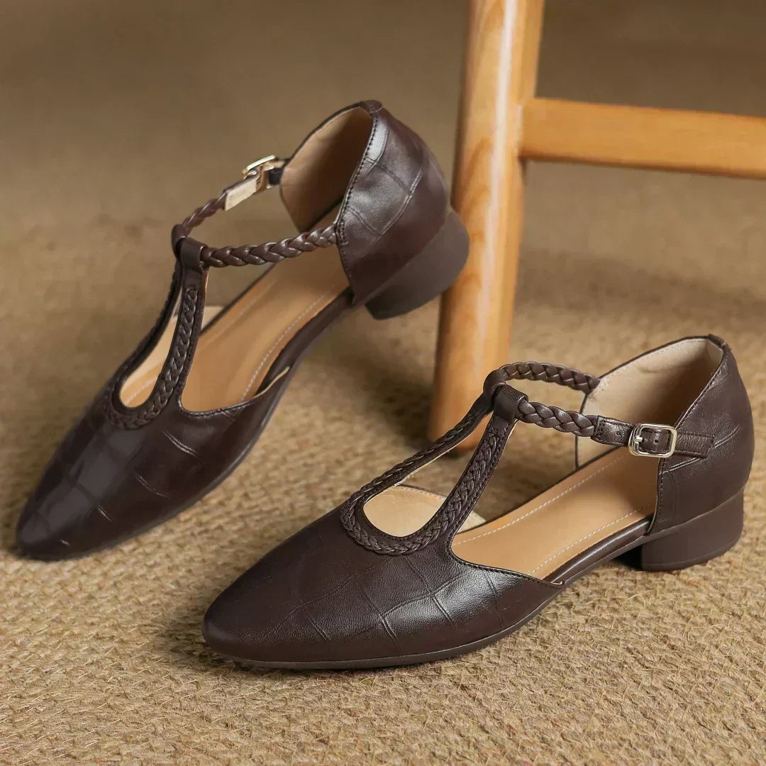 GINEVRA | CHAUSSURES CLASSIQUES EN CUIR TRESSÉ