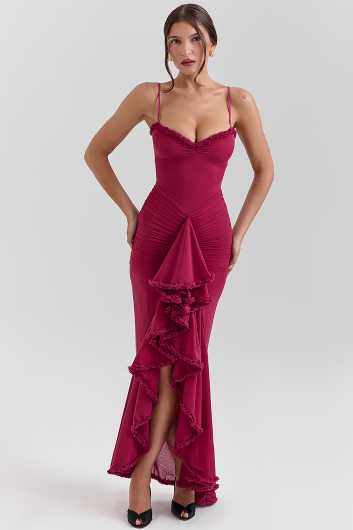 Henrike | Élégante robe à volants