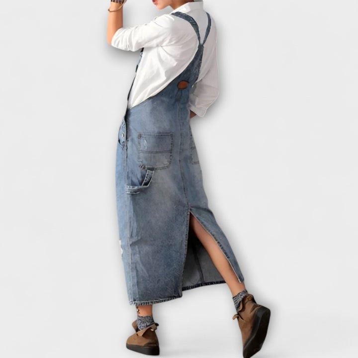 Alexa | Robe maxi style jean
