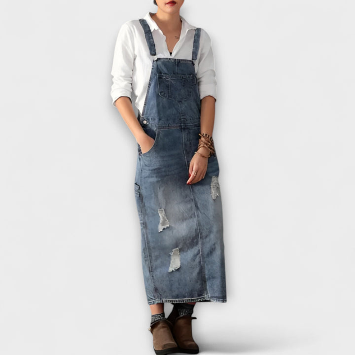 Alexa | Robe maxi style jean