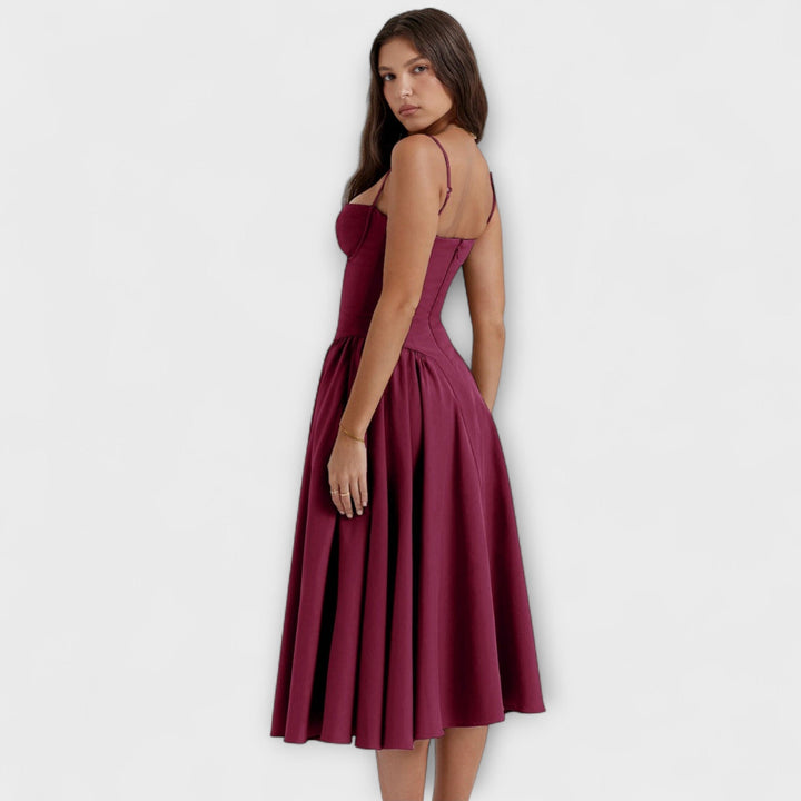Rosalie - Robe corset raffinée sans manches