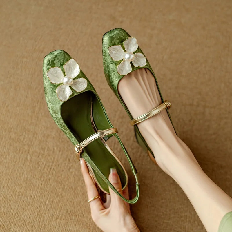 MATILDE | CHAUSSURES FLEURIES ÉLÉGANTES
