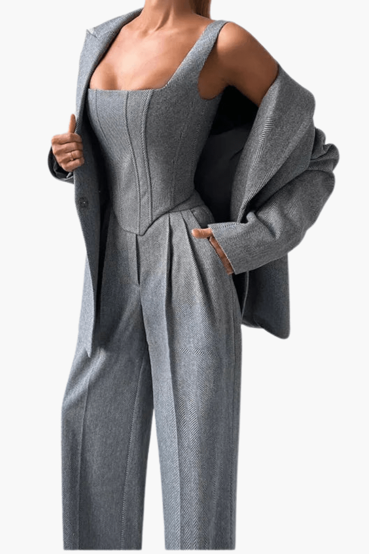Mirjam | Ensemble élégant gris