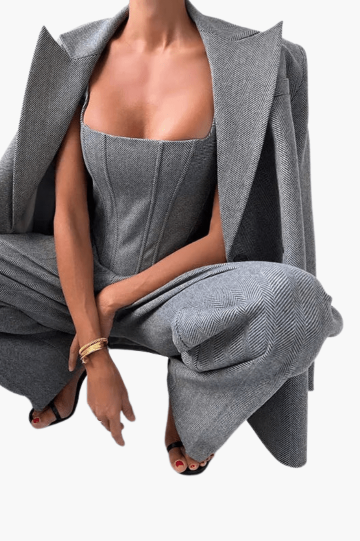 Mirjam | Ensemble élégant gris