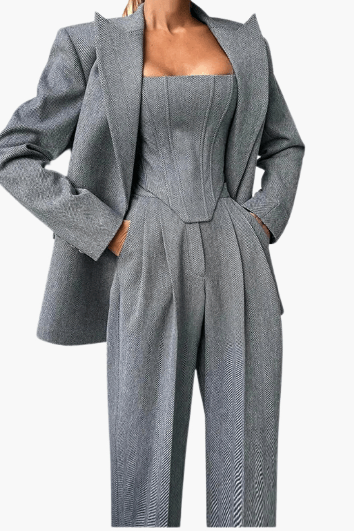 Mirjam | Ensemble élégant gris