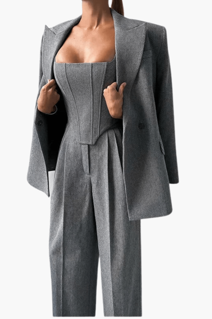 Mirjam | Ensemble élégant gris