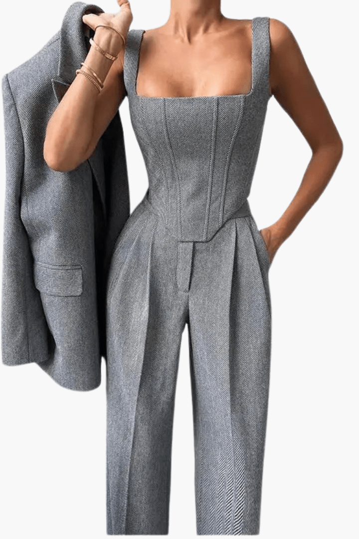 Mirjam | Ensemble élégant gris