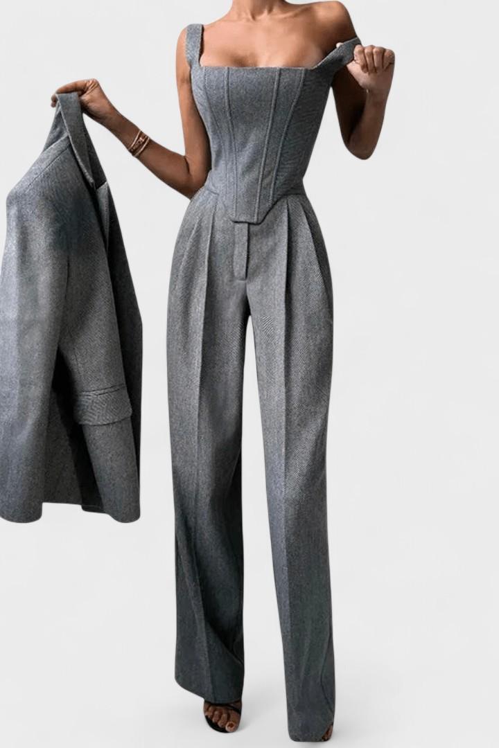 Mirjam | Ensemble élégant gris