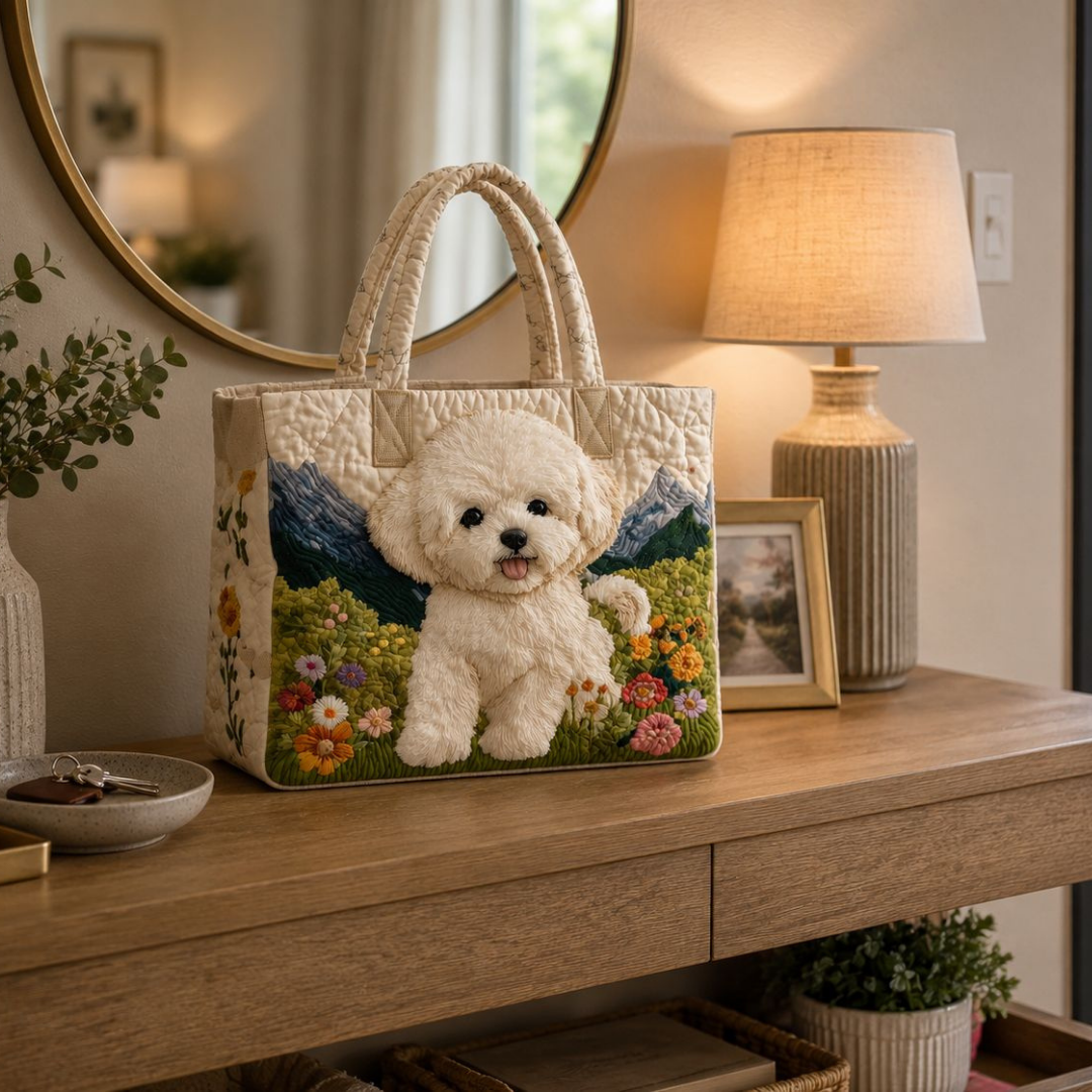SAC MATELASSÉ | CHIEN ENCHANTÉ
