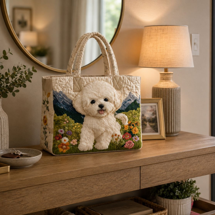 SAC MATELASSÉ | CHIEN ENCHANTÉ