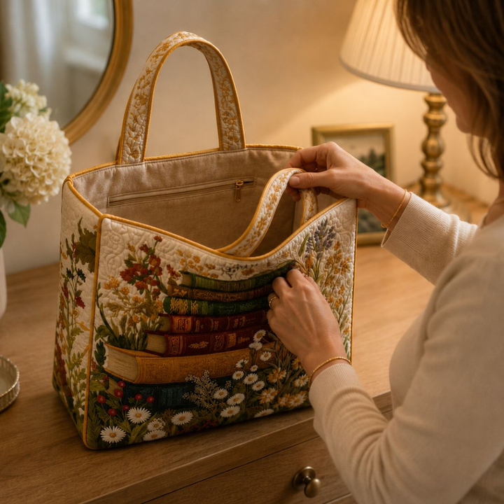 SAC MATELASSÉ | MOTIF FLORAL