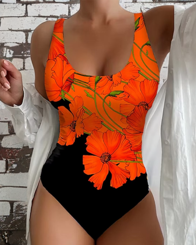 Lucy - Maillot de bain une pièce élégant à motif floral