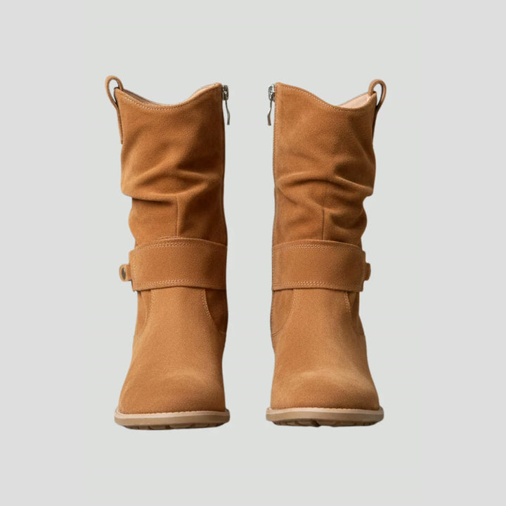 Olga | Bottines zippées à semelle adhérente