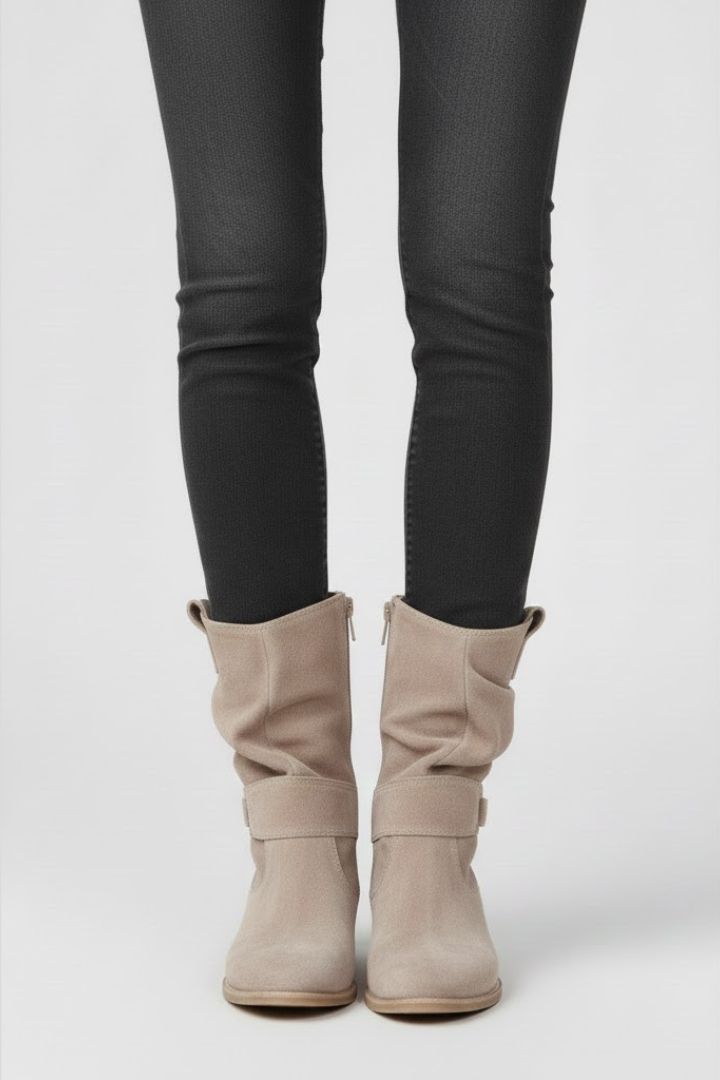 Olga | Bottines zippées à semelle adhérente