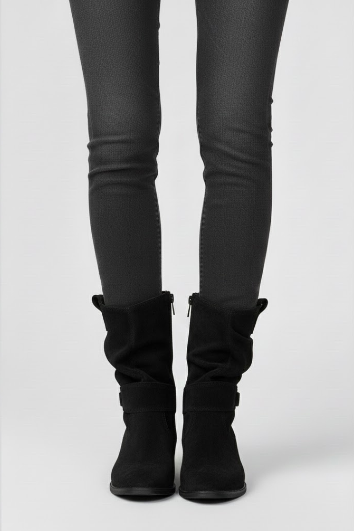 Olga | Bottines zippées à semelle adhérente