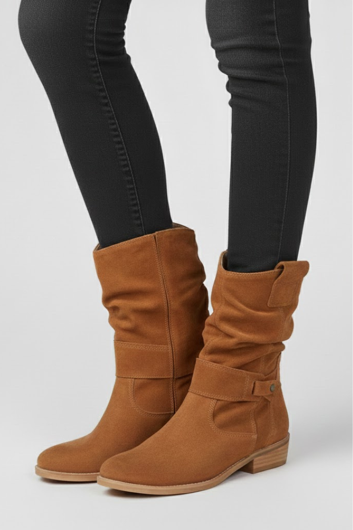 Olga | Bottines zippées à semelle adhérente