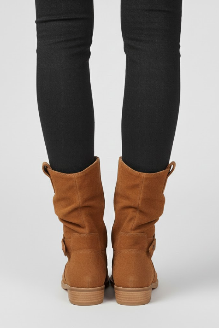Olga | Bottines zippées à semelle adhérente