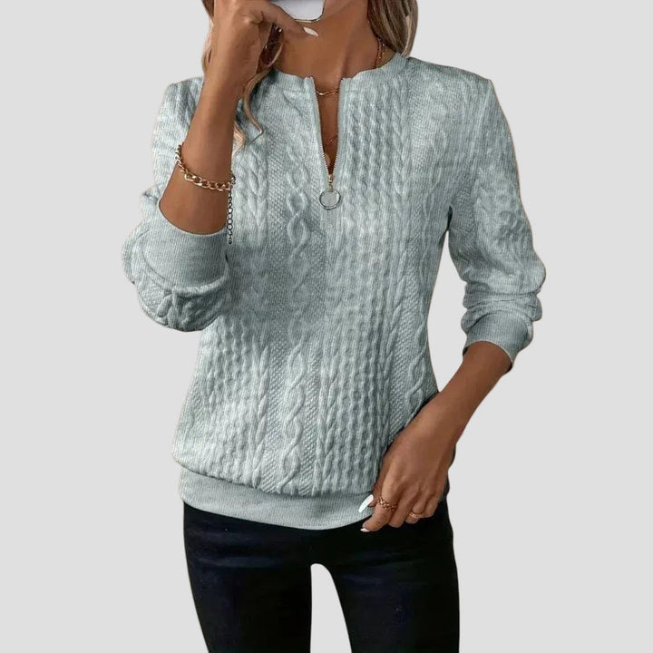 PAGONA | CARDIGAN ZIPPÉ EN TRICOT