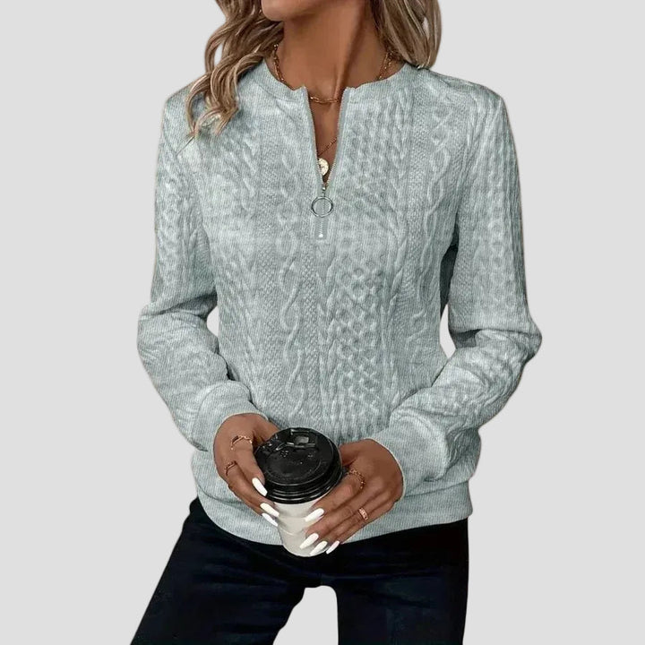 PAGONA | CARDIGAN ZIPPÉ EN TRICOT
