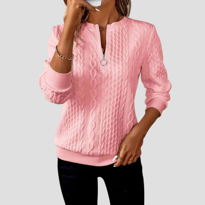 PAGONA | CARDIGAN ZIPPÉ EN TRICOT