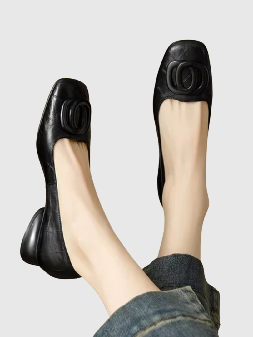 OPIUM | BALLERINES EN CUIR
