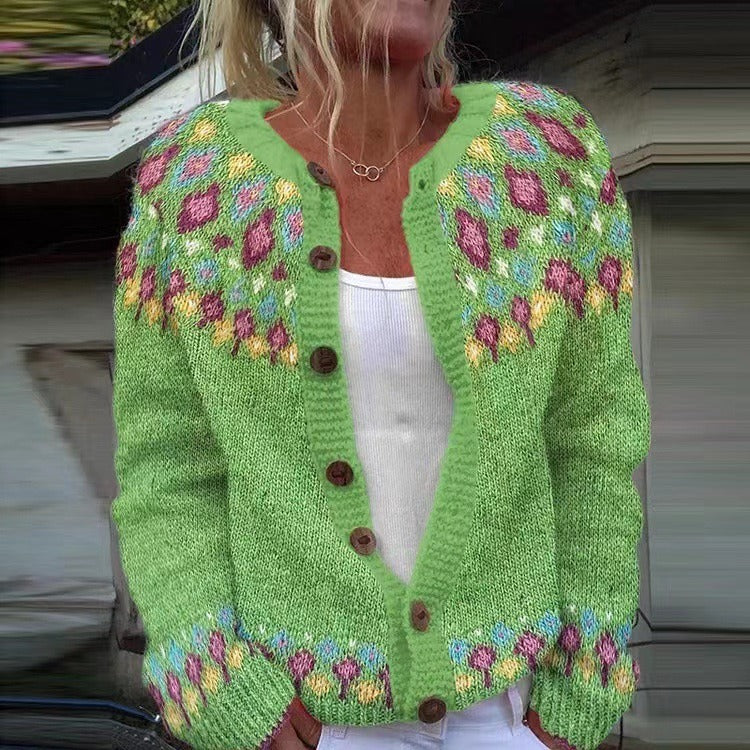 RUBIE | CARDIGAN VINTAGE ISLANDAIS