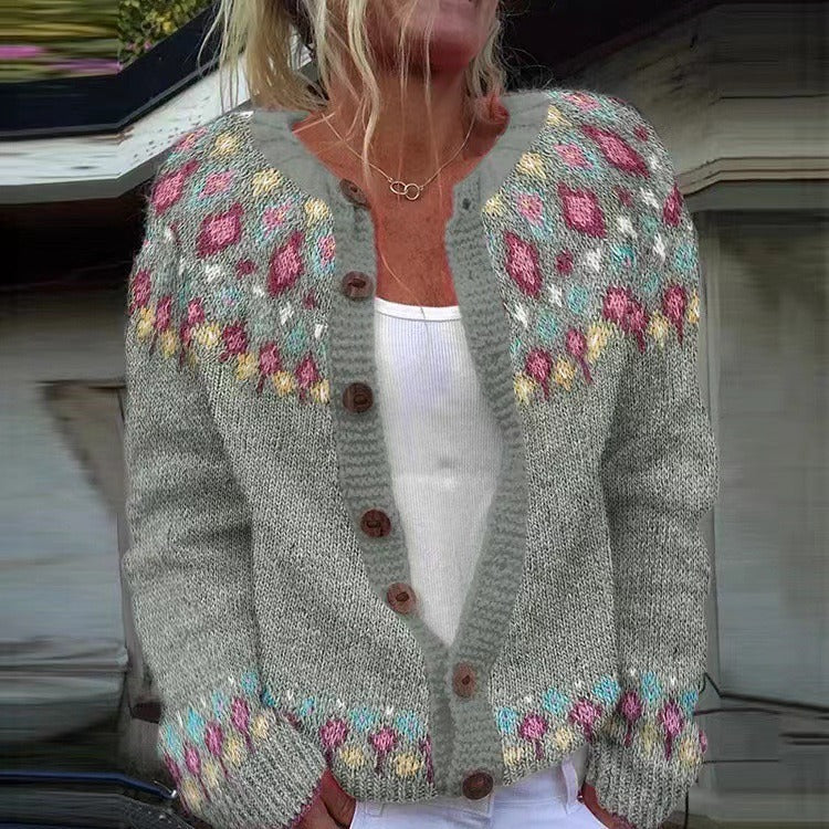 MADELINE | CARDIGAN VINTAGE ISLANDAIS