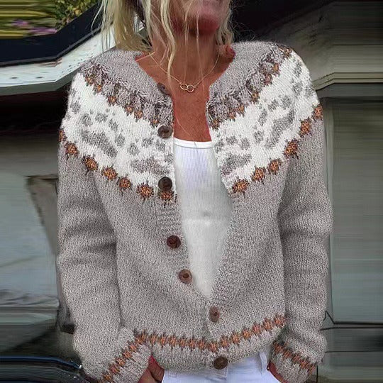 EMERY | CARDIGAN VINTAGE ISLANDAIS