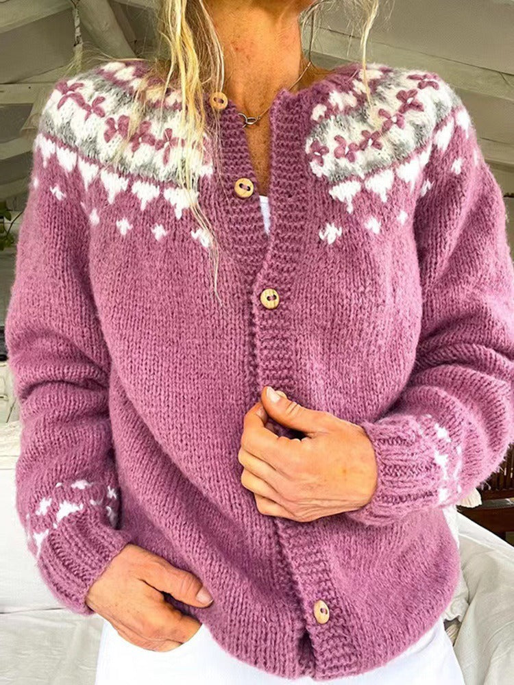 MAYA | CARDIGAN VINTAGE ISLANDAIS