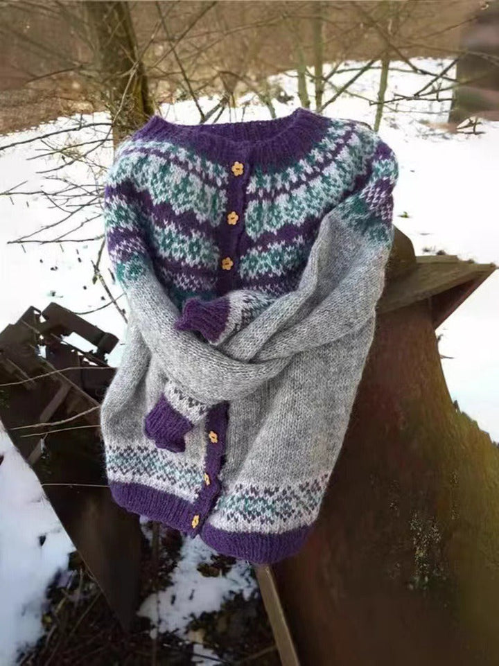 NAOMIE | CARDIGAN VINTAGE ISLANDAIS