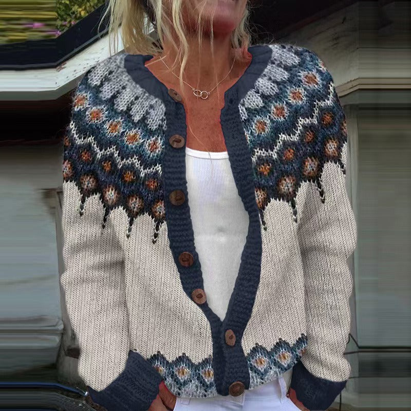 KYLIE | CARDIGAN VINTAGE ISLANDAIS