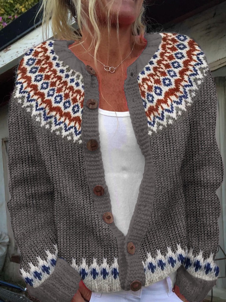 GABRIELLA | CARDIGAN VINTAGE ISLANDAIS