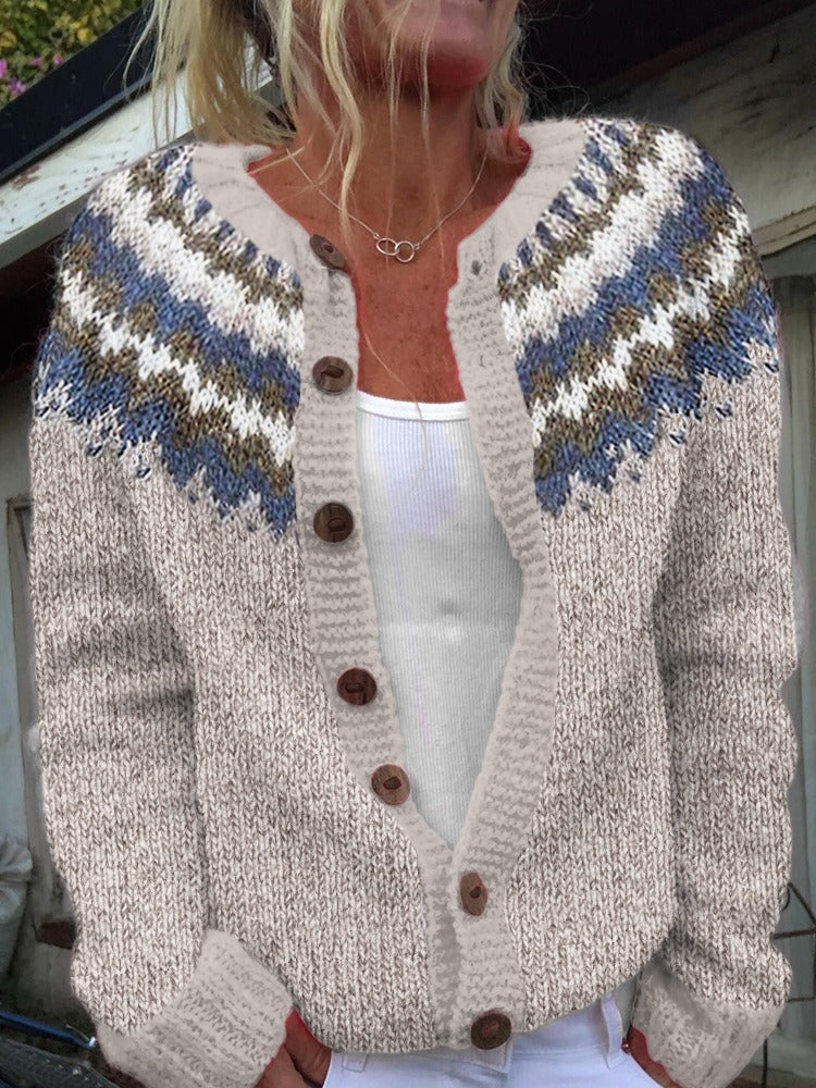 PEYTON | CARDIGAN VINTAGE ISLANDAIS