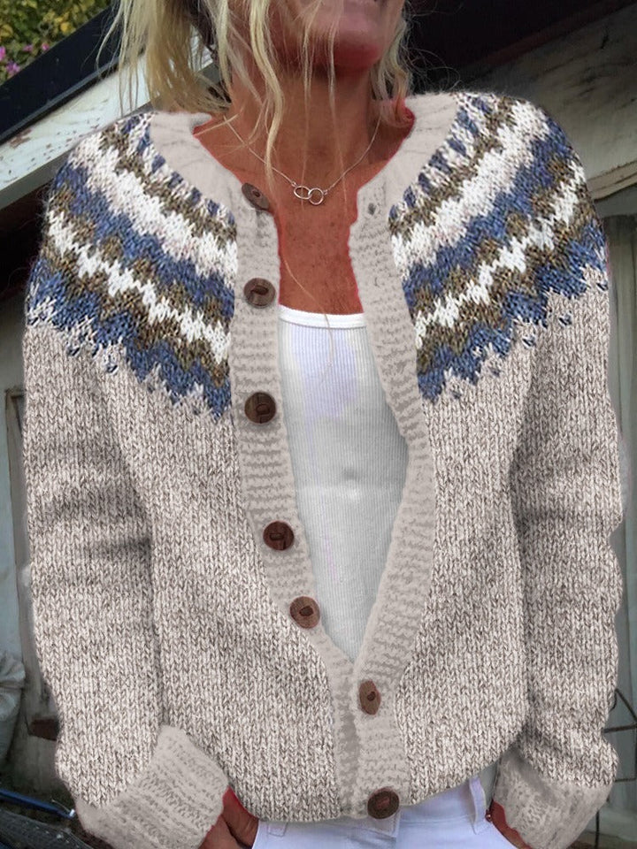 PEYTON | CARDIGAN VINTAGE ISLANDAIS