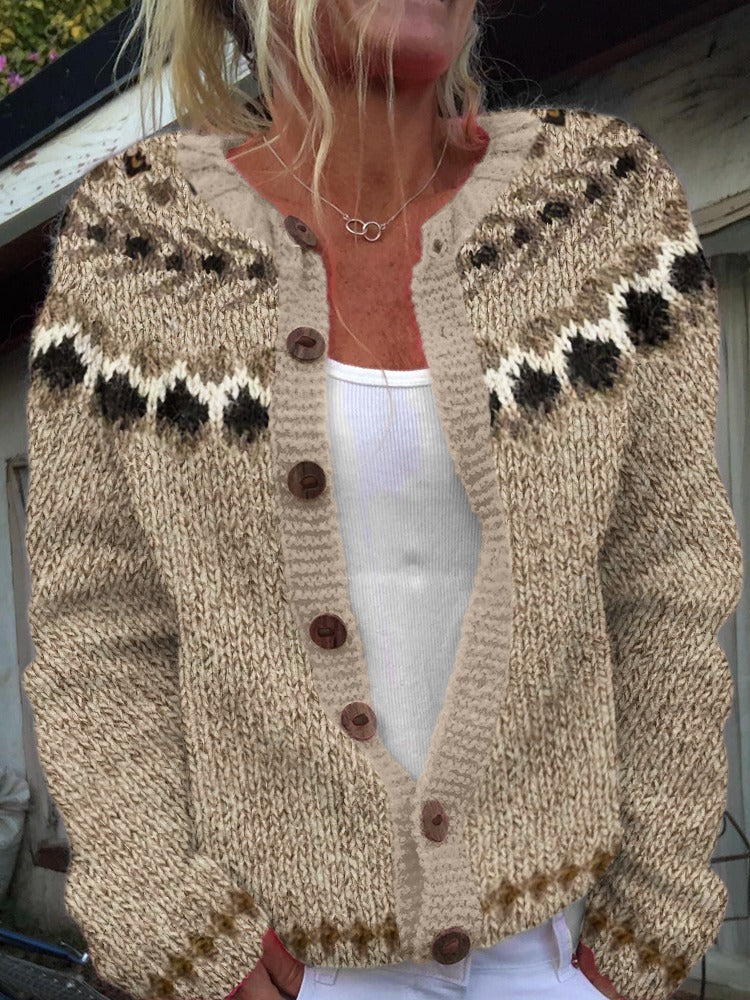 AUBREE | CARDIGAN VINTAGE ISLANDAIS