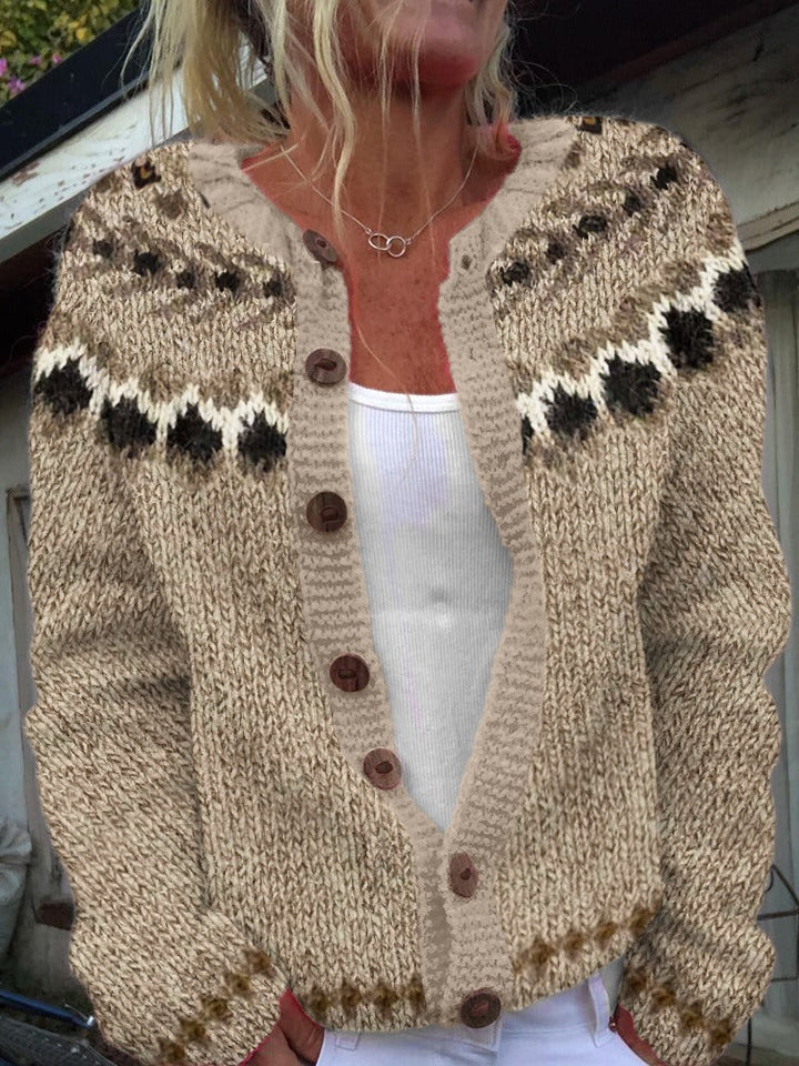 AUBREE | CARDIGAN VINTAGE ISLANDAIS